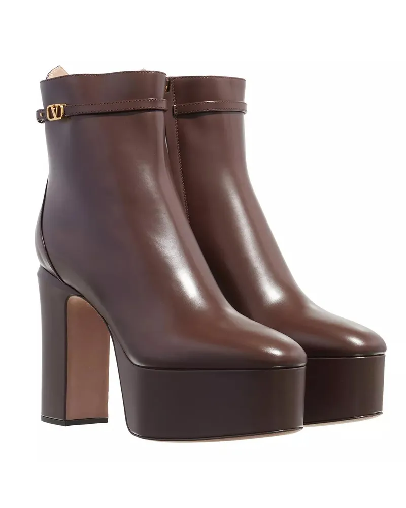 Valentino Garavani Boots & Stiefeletten Ankle Boots Braun