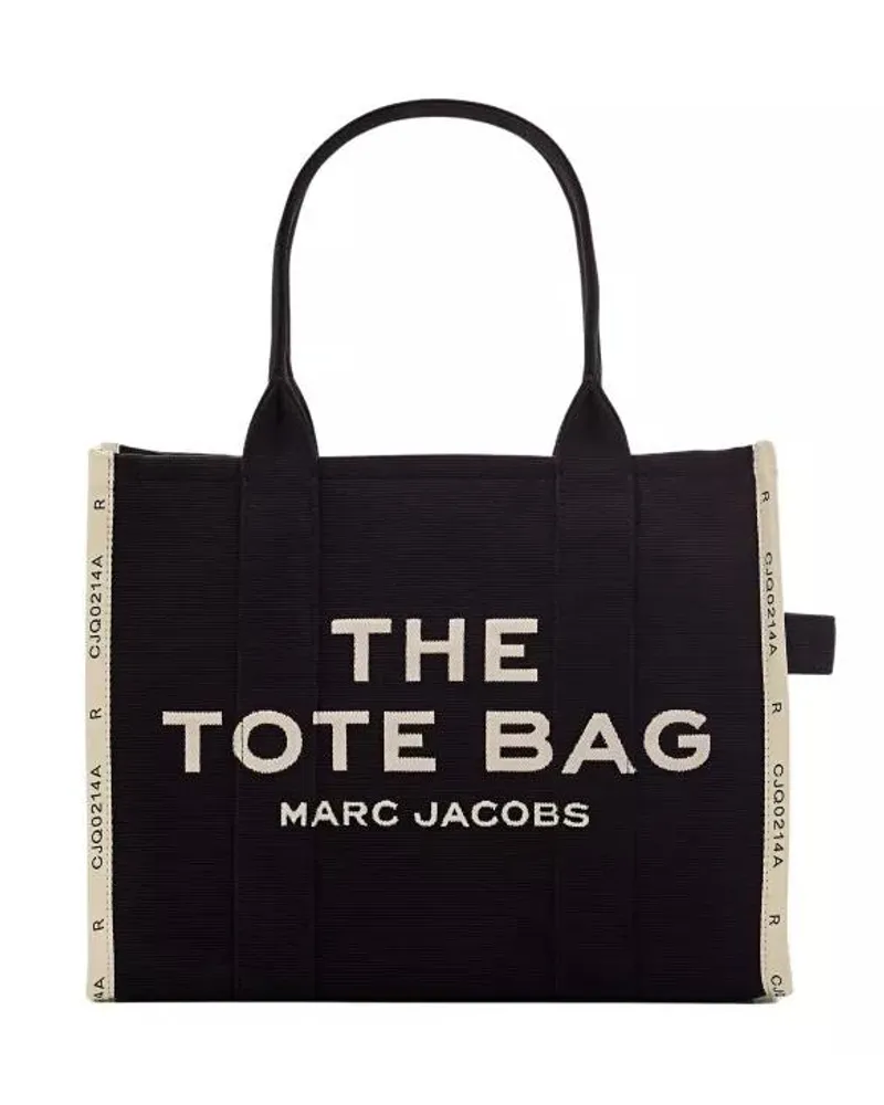 Marc Jacobs Tote The Large Canvas Jacquard Tote Schwarz