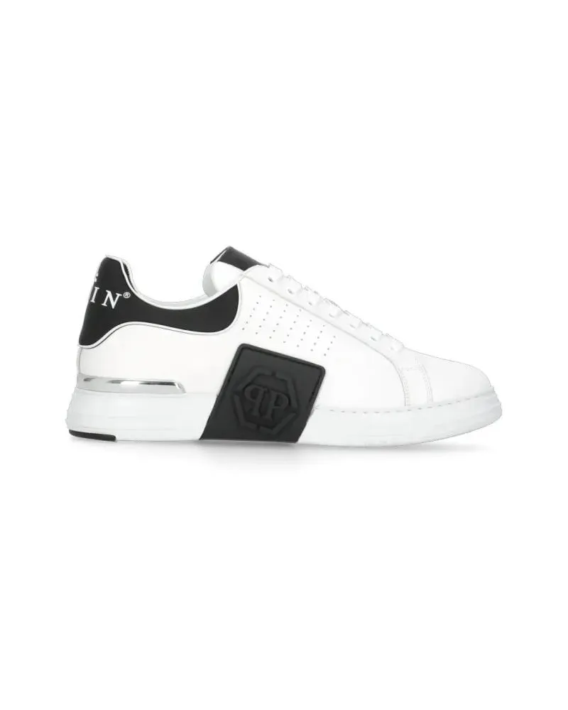 Philipp Plein Low-Top Sneaker Lo-Top Hexagon Sneakers weiß Weiß