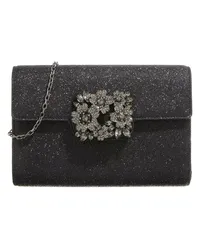 Roger Vivier Clutches RV Bouquet Mini Pouch Schwarz