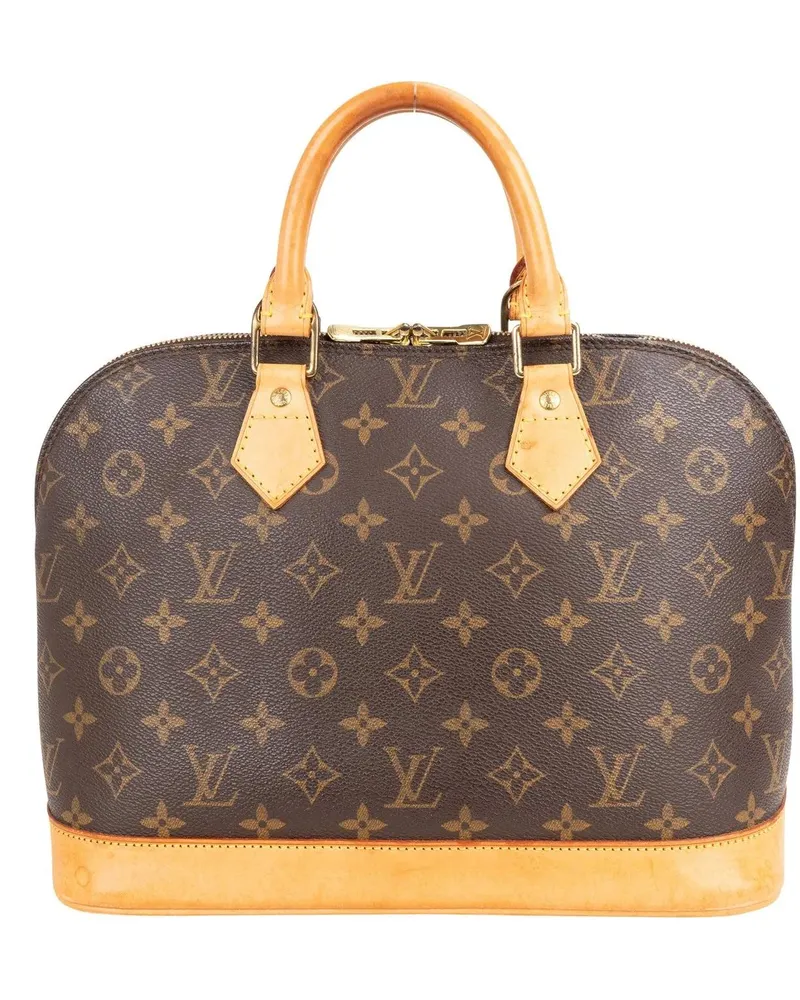 Louis Vuitton Crossbody Bags  Canvas Monogram Alma PM Handbag braun Braun