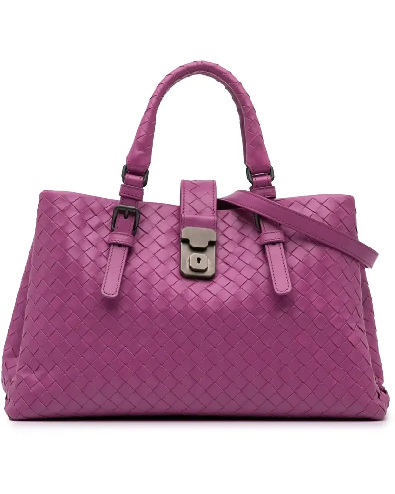 Bottega Veneta Hobo Bags 2012-2024 Medium Nappa Intrecciato Roma Satchel orange Orange