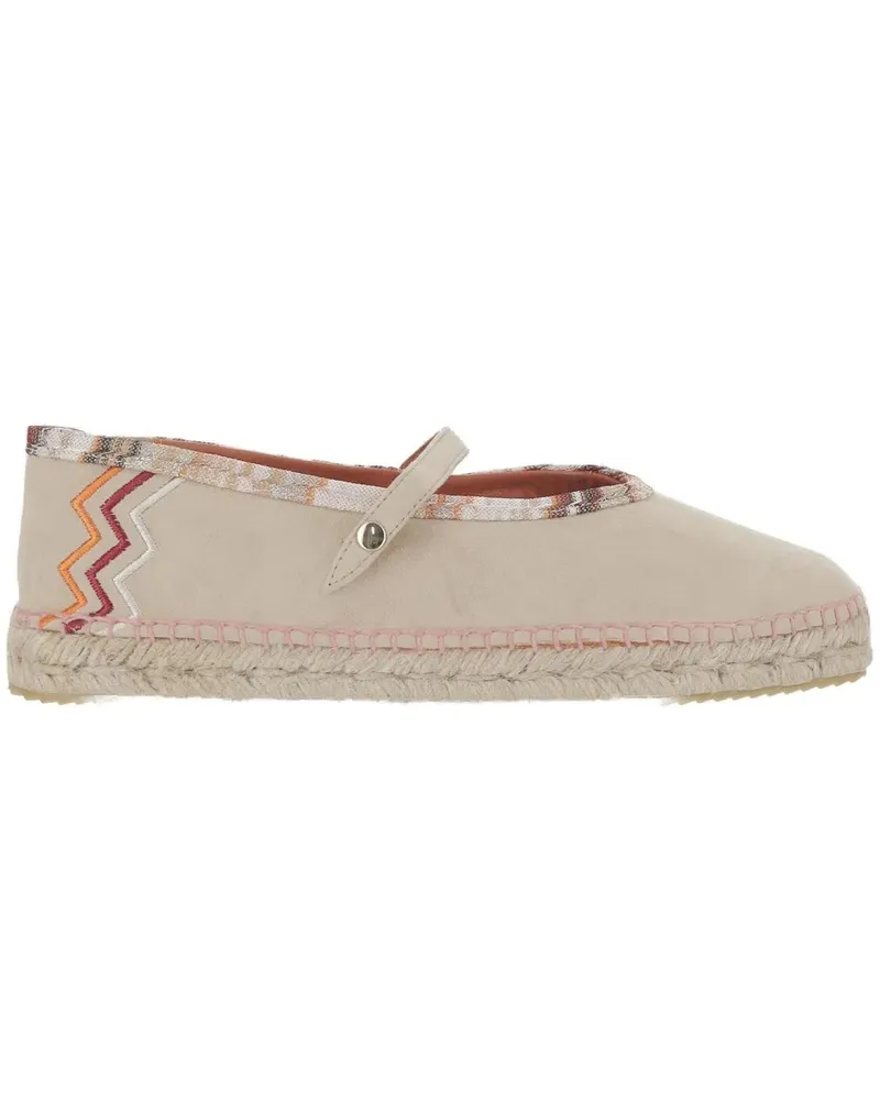 Missoni Viscose-Blend Espadrilles With Zigzag Pattern beige Beige