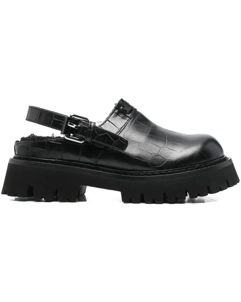 Moschino Sandalen Sandals Black schwarz Schwarz