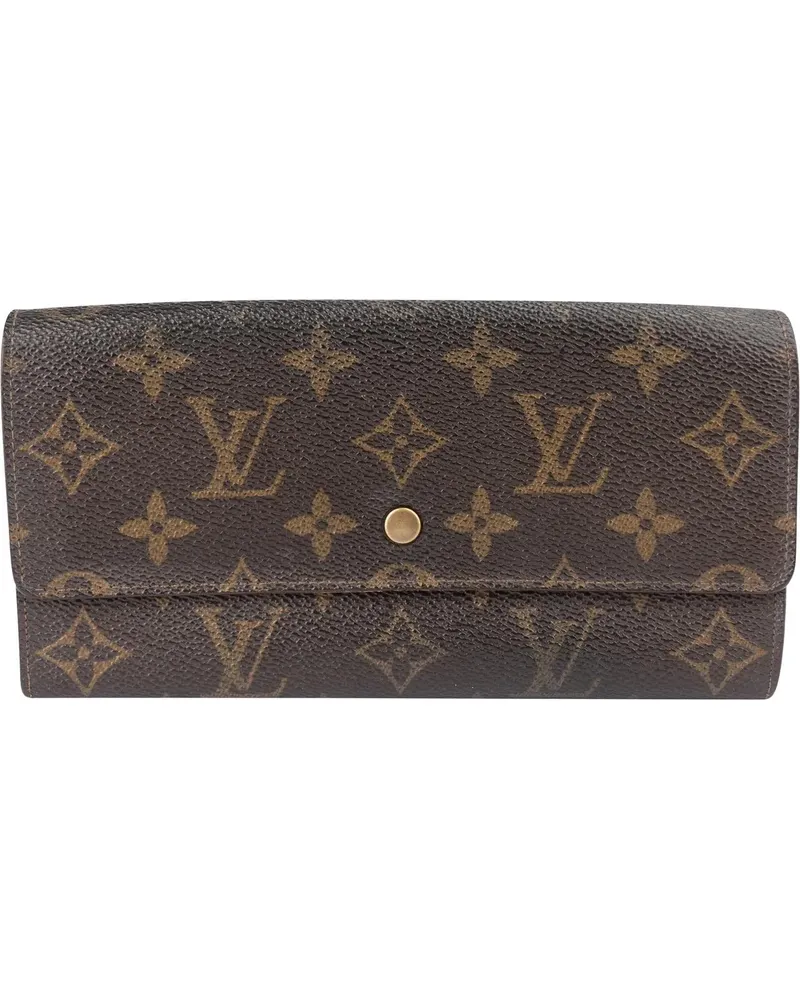Louis Vuitton Portemonnaie  Canvas Monogram Sarah Wallet braun Braun