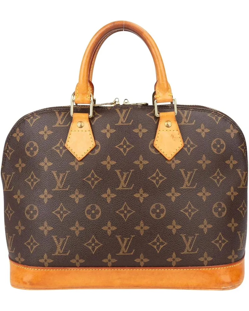 Louis Vuitton Crossbody Bags  Canvas Monogram Alma PM Handbag braun Braun