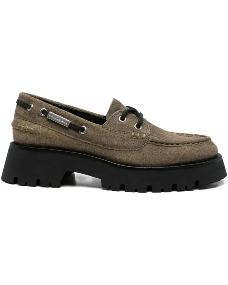 Alexander Wang Sandalen Taupe Suede Sandals schwarz Schwarz