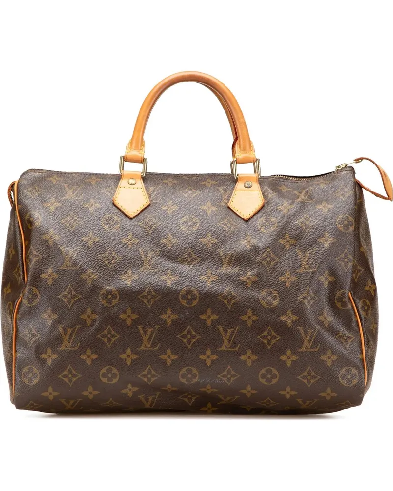 Louis Vuitton Crossbody Bags Monogram Speedy 35 braun Braun
