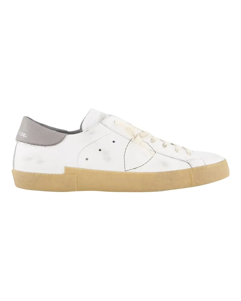 Philippe Model Low-Top Sneaker Heren Prsx Low weiß Weiß