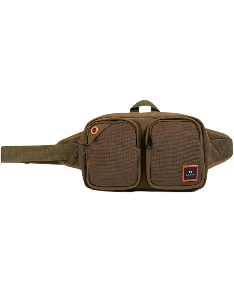 Paul Smith Bauchtaschen Outdoor Bumbag Logo Belt Bag grün Grün