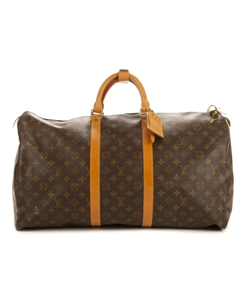 Louis Vuitton Crossbody Bags Keepall 55 braun Braun