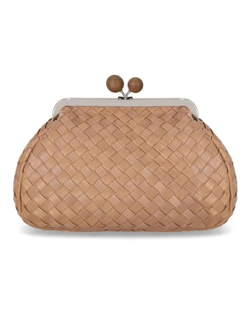 Max Mara Clutches Pasticcino Pancia Medium Orzo Clutch beige Beige