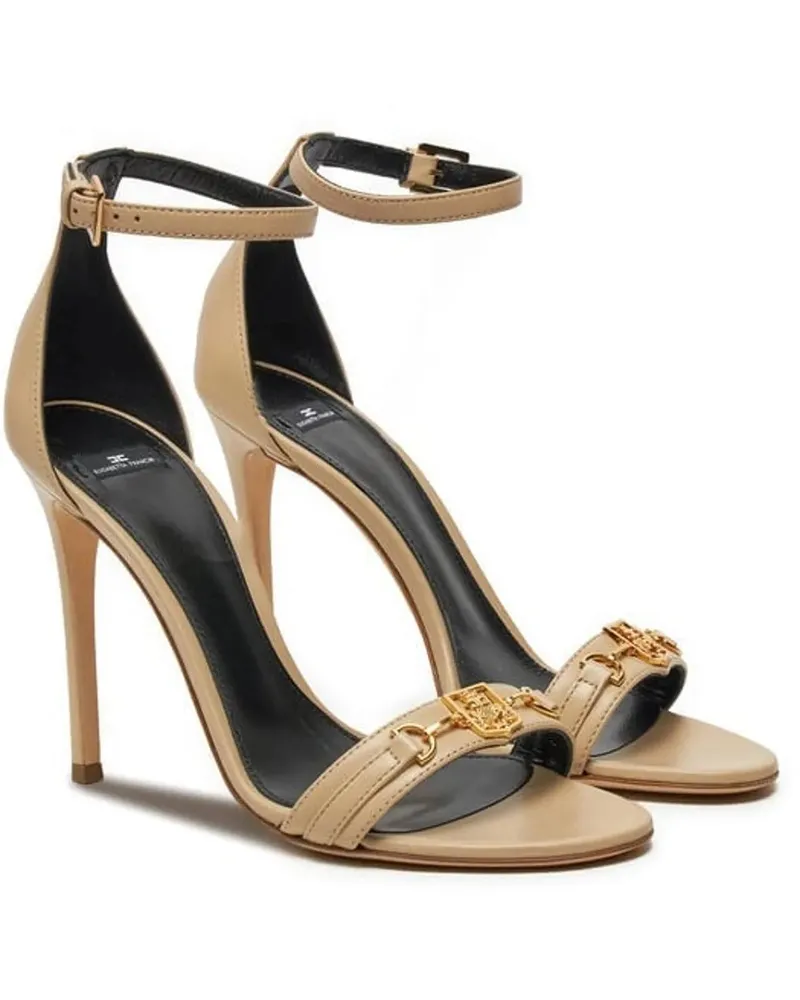 Elisabetta Franchi Sandalen Sandals Beige beige Beige