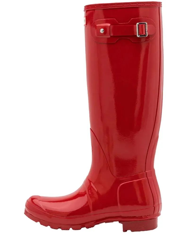 Hunter Stiefel Tall Boots Womens Original Gloss Military Red bunt Bunt