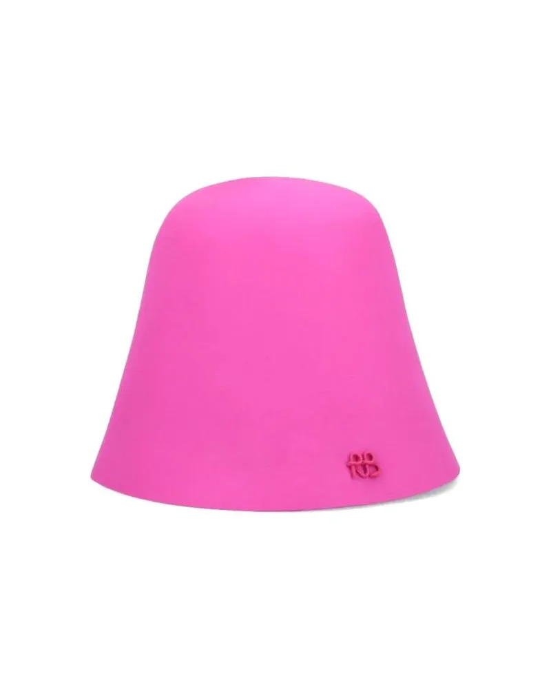 RUSLAN BAGINSKIY Caps & Mützen Logo Bucket Hat – Pink pink Rosa