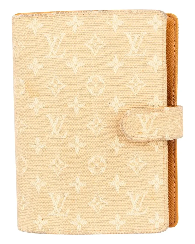 Louis Vuitton Crossbody Bags   Mini Lin Monogram Agenda PM beige Beige