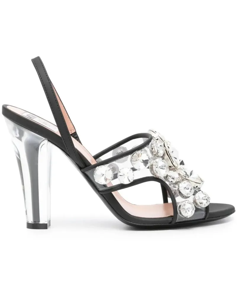 Moschino Sandalen Sandals Black schwarz Schwarz