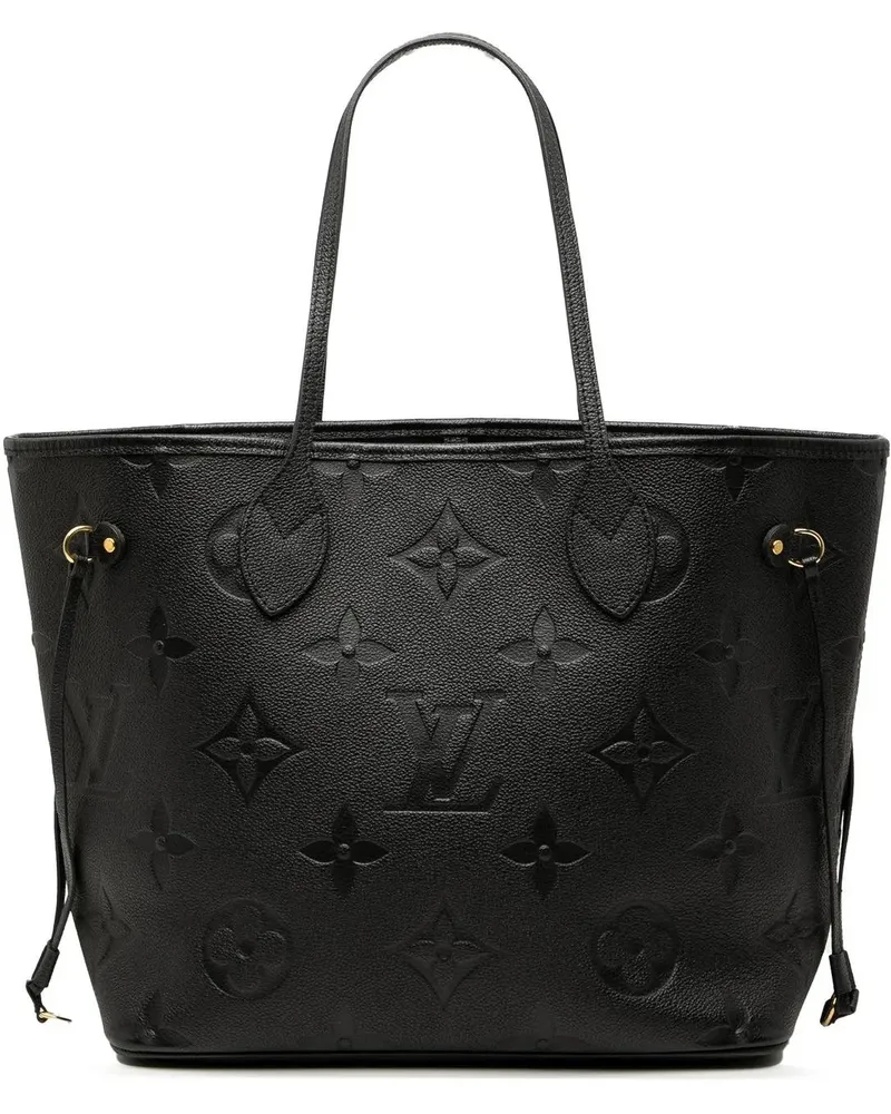 Louis Vuitton Shopper Monogram Giant Empreinte Neverfull MM schwarz Schwarz