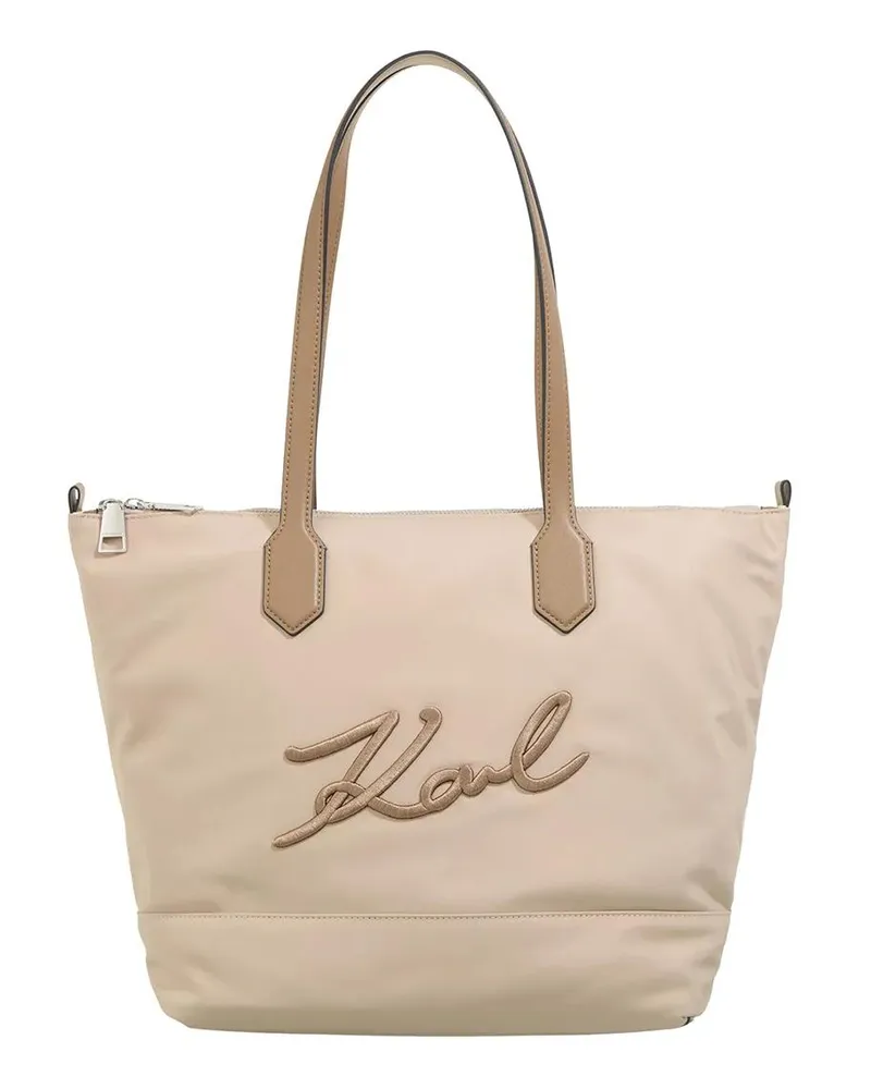 Karl Lagerfeld Shopper & Totes K/Signature Nylon Md Tote beige Beige