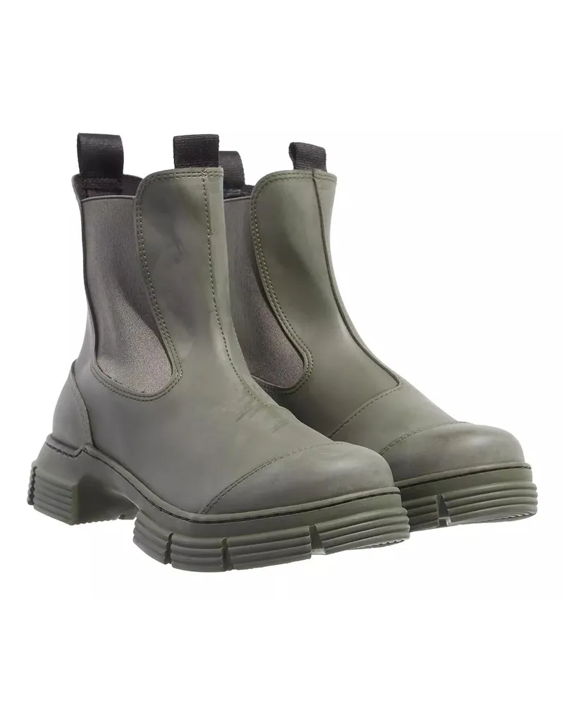 Ganni Stiefel & Boots Recycled Rubber grün Grün
