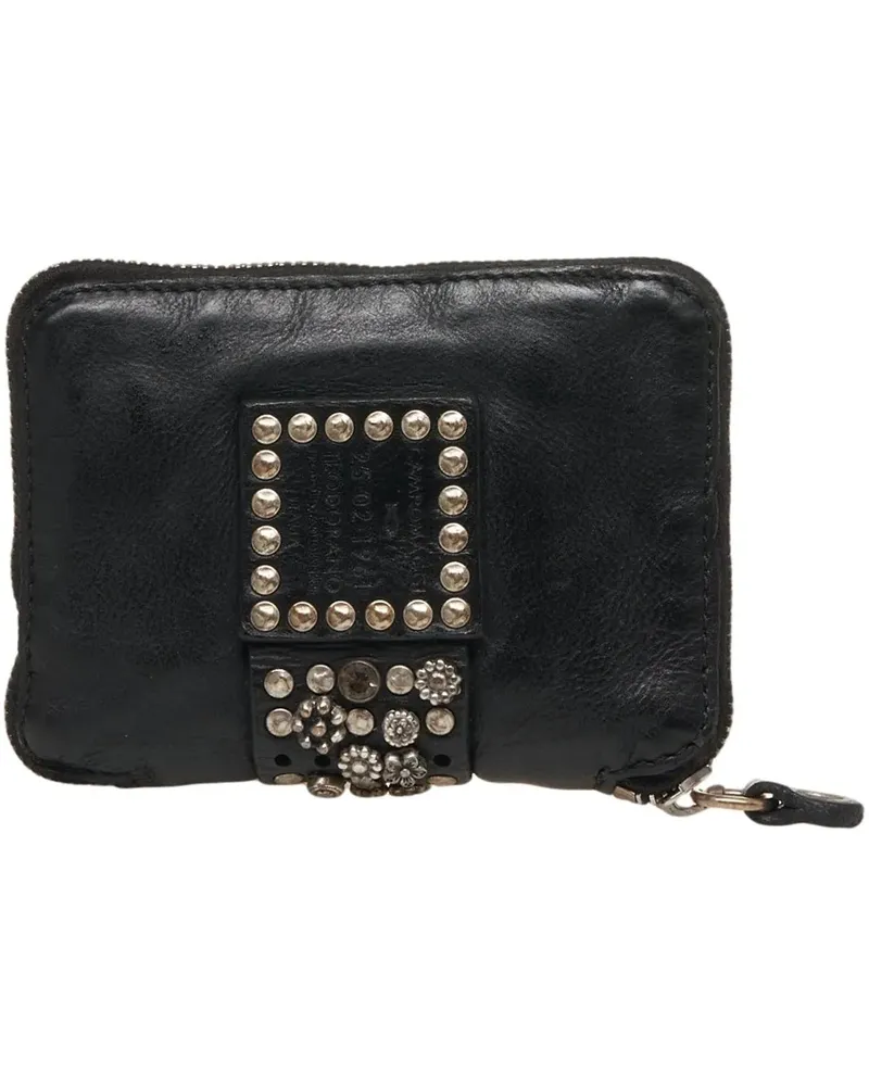 Campomaggi Portemonnaie Leather wallet with stud detail braun Braun