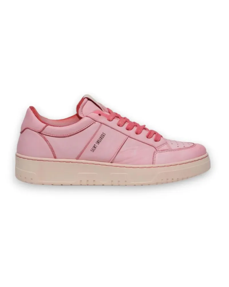 Saint Sneakers Low-Top Sneaker Sneakers In Soft Faded Red Leather pink Rosa