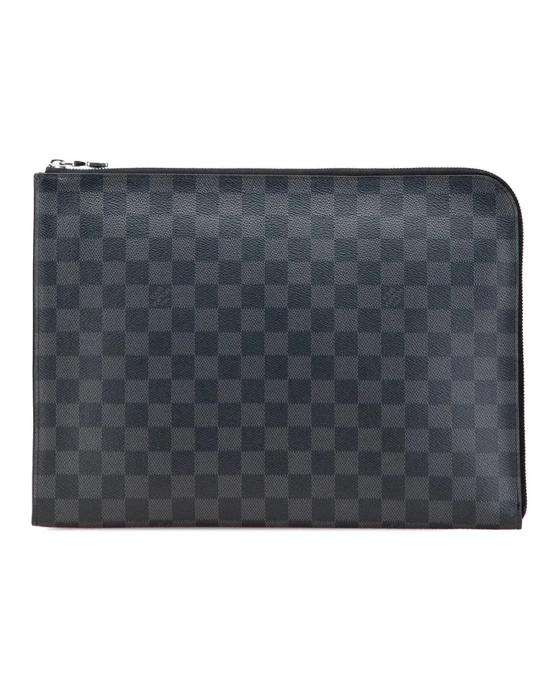 Louis Vuitton Clutches Damier Graphite Pochette Jour GM schwarz Schwarz