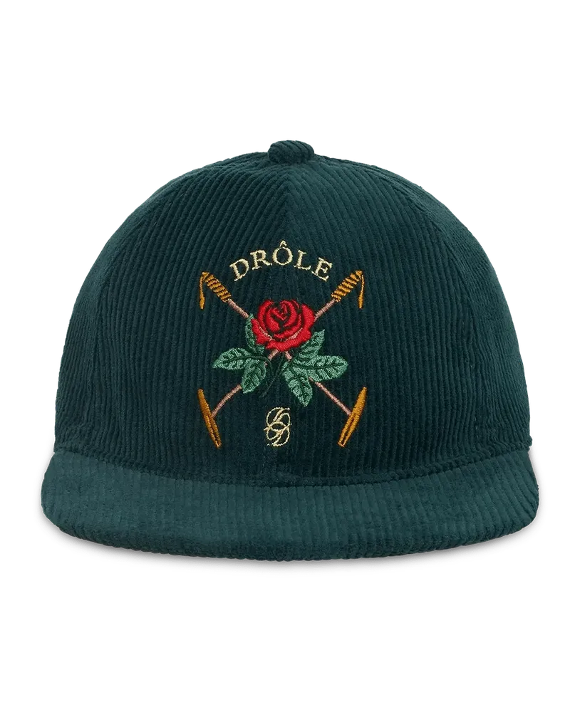 Drôle de Monsieur Caps & Mützen Kappe mit Stickerei grün Grün