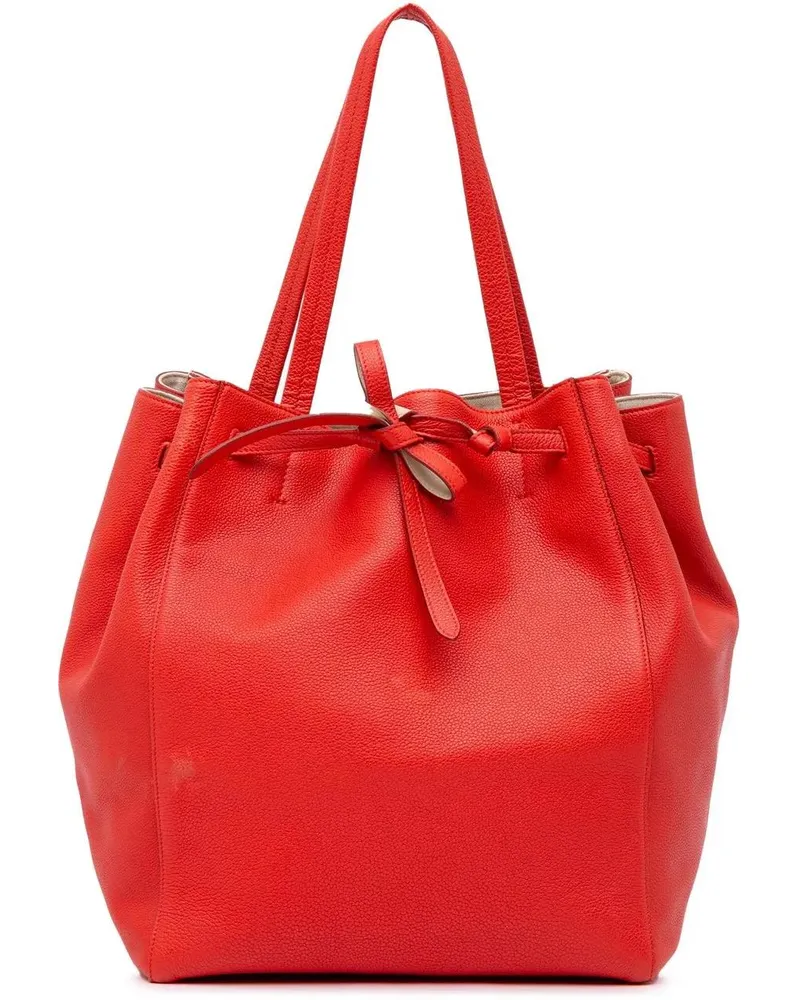 Celine Shopper 2014 Medium Calfskin Phantom Cabas rot Rot