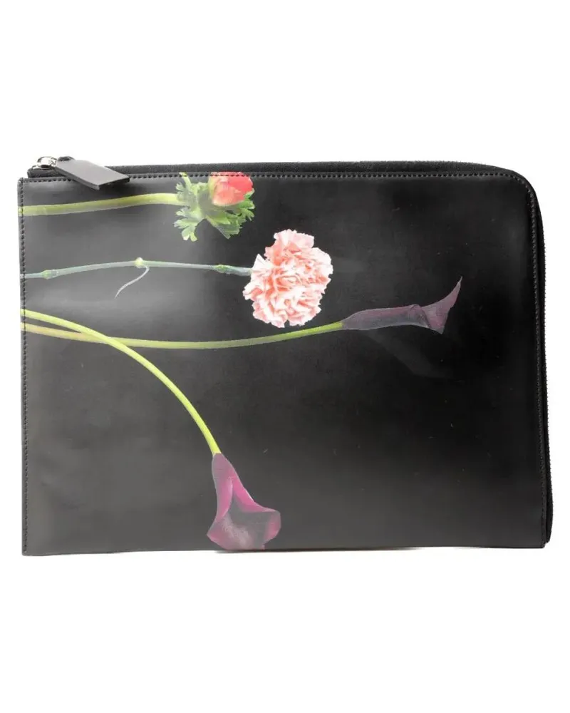 Valentino Garavani Clutches Mm Peony Clutch Black schwarz Schwarz
