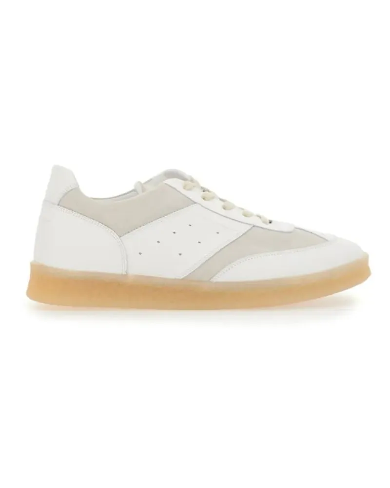 Maison Margiela Low-Top Sneaker Sneaker 6 Court weiß Weiß