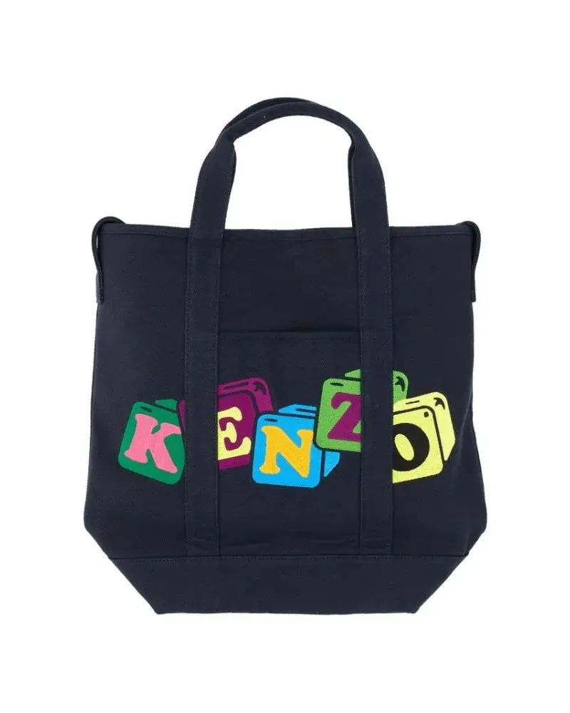 Kenzo Shopper & Totes Boke Blocks Tote Bag blau Blau
