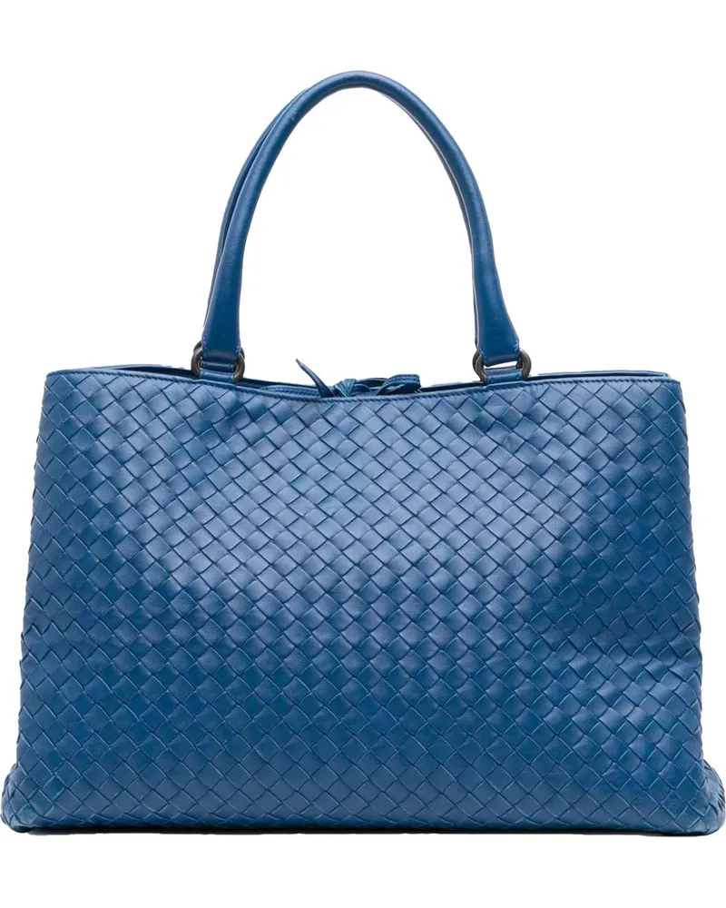 Bottega Veneta Shopper Nappa Intrecciato Milano Tote blau Blau
