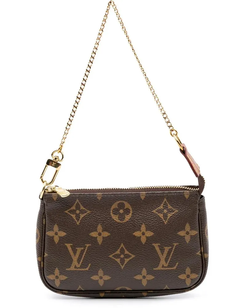 Louis Vuitton Crossbody Bags 2020 Monogram Mini Pochette Accessoires braun Braun
