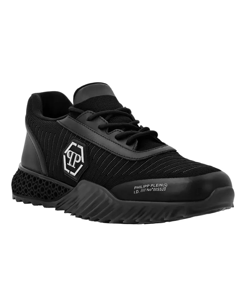 Philipp Plein Low-Top Sneaker Runner Sneaker Hexagon schwarz Schwarz