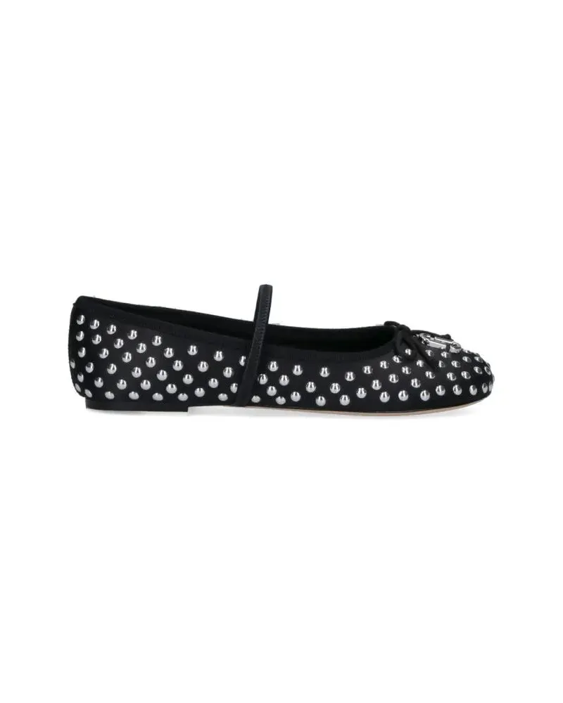 Marc Jacobs The Studded Sabrina Ballet Flats – Black schwarz Schwarz
