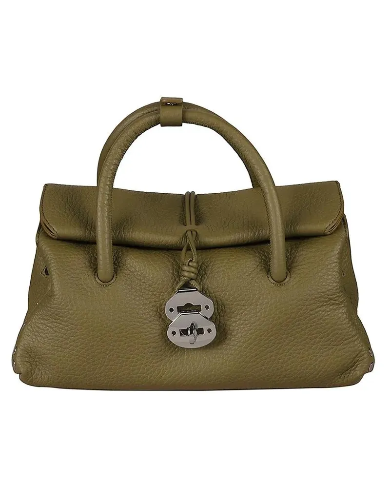 Zanellato Hobo Bags Leather Bag Dotta Centauro S Shoulder Bag grün Grün