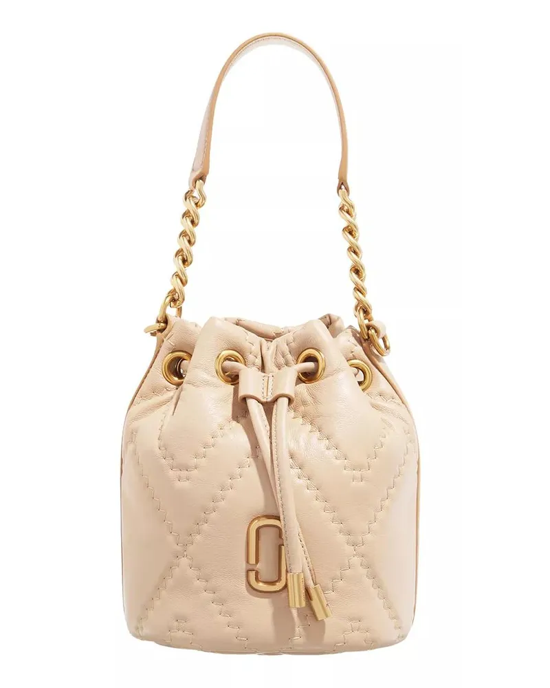 Marc Jacobs Crossbody Bags The Bucket Quilted Leather braun Braun
