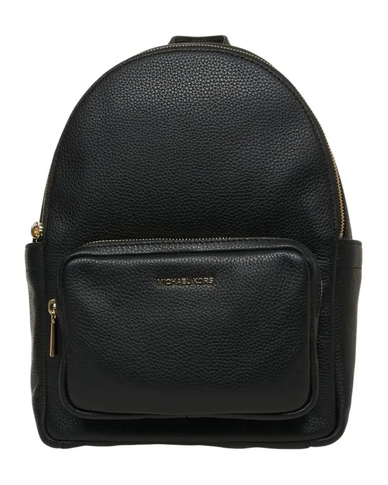 Michael Kors Rucksäcke Tanner' Hammered Leather Backpack schwarz Schwarz