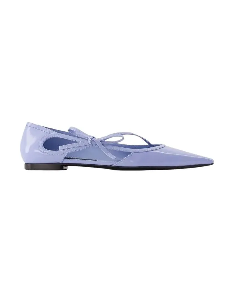 Dolce & Gabbana Loafers & Ballerinas Ballerinas - Leather - Blue Blau