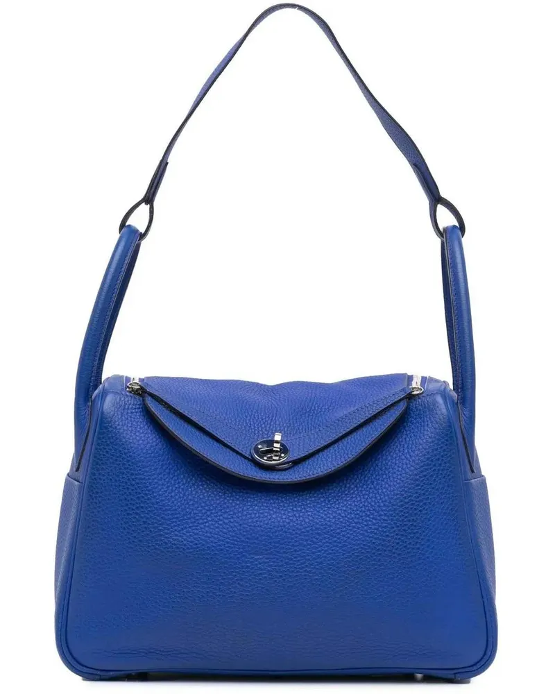 Hermès Hobo Bags Togo Lindy 30 blau Blau