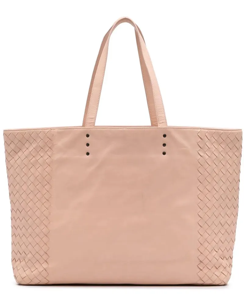 Bottega Veneta Shopper Intrecciato Tote rosa Gold