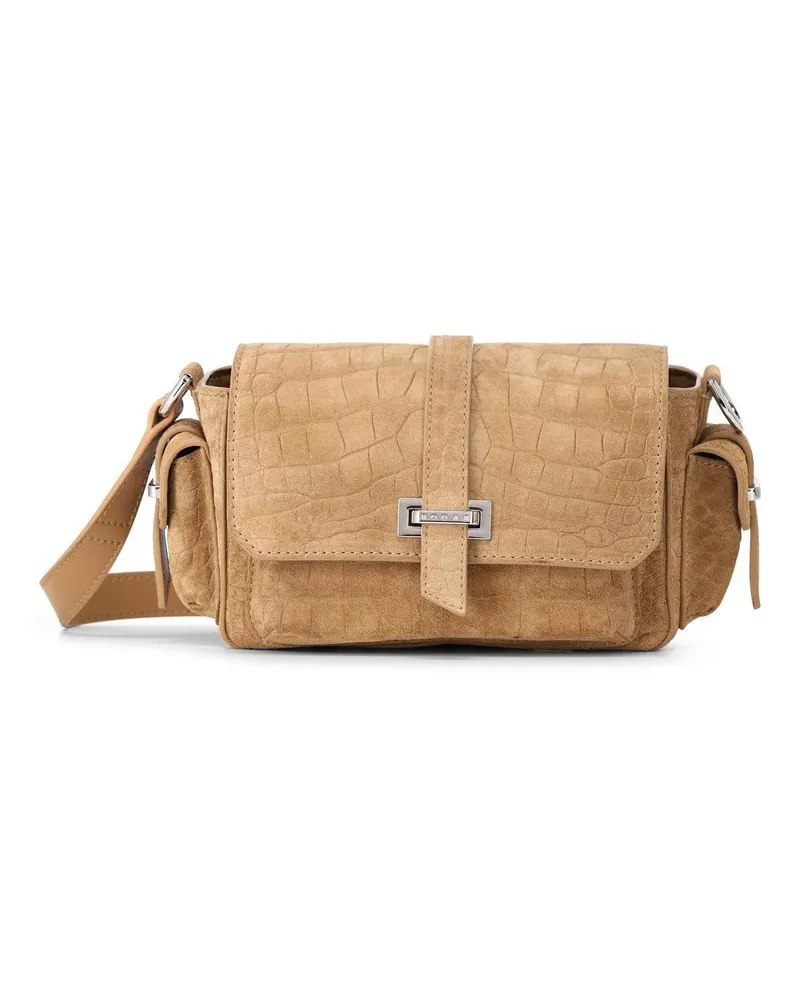 Hogan Crossbody Bags Kleine Flap Bag braun Braun