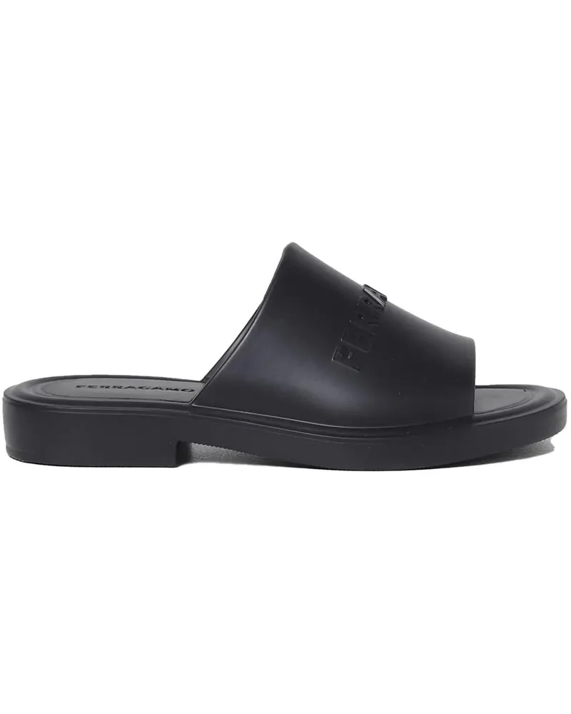 Ferragamo Sandalen Sandals Black schwarz Schwarz