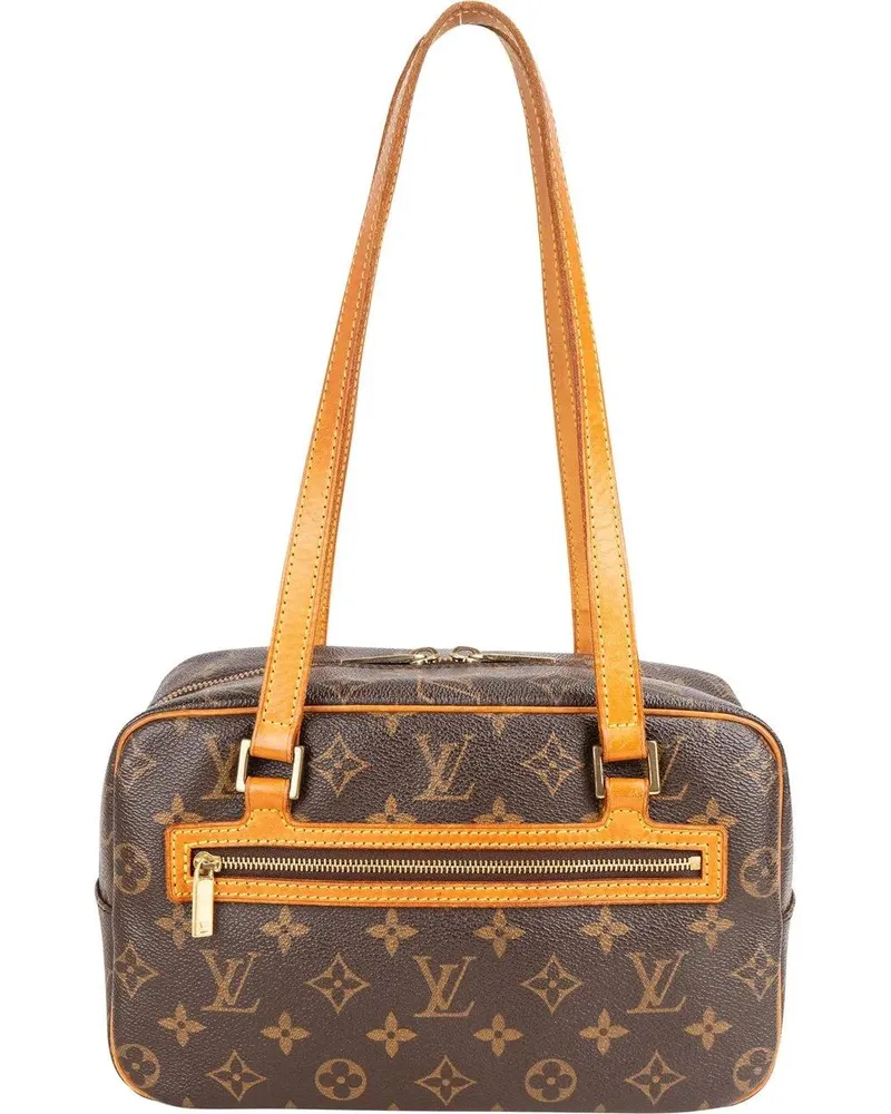 Louis Vuitton Crossbody Bags  Canvas Monogram Cite MM Shoulder Bag braun Braun