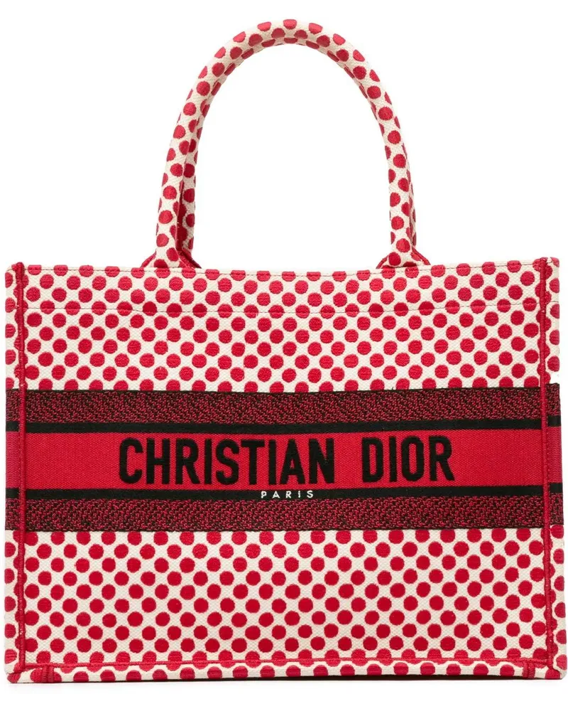 Dior Shopper 2020 Medium Dioramour Book Tote rot Rot