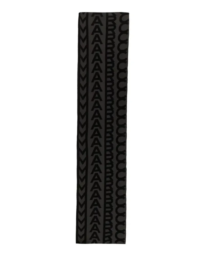 Marc Jacobs Tücher & Schals The Monogram Knit Scarf schwarz Schwarz