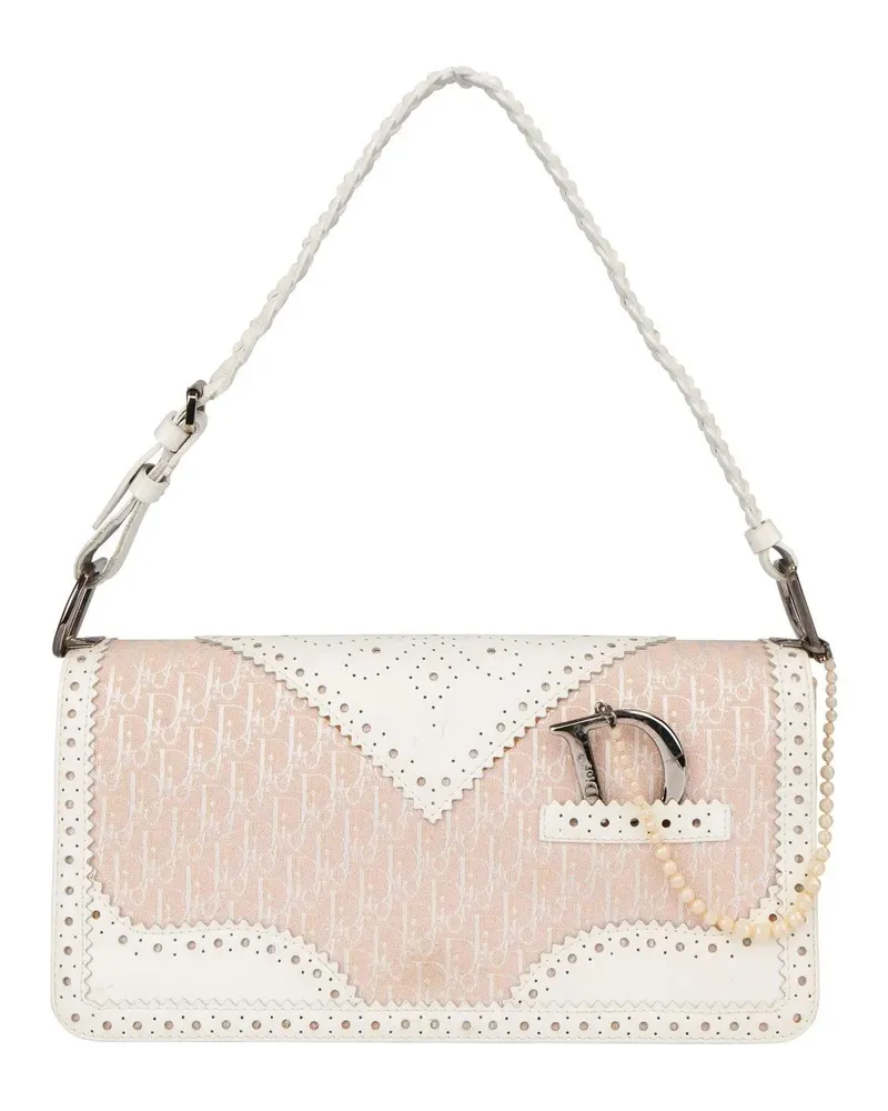 Dior Crossbody Bags  Mini Trotter Monogram Special D Pen rosa Gold