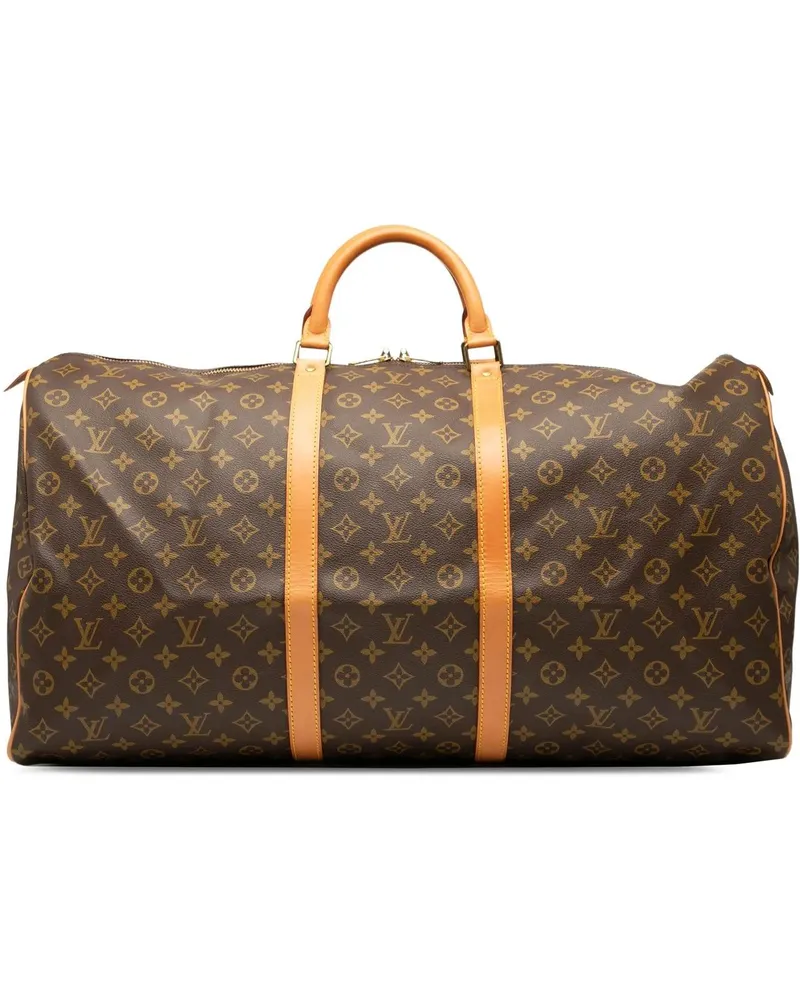 Louis Vuitton Weekender Monogram Keepall 60 braun Braun