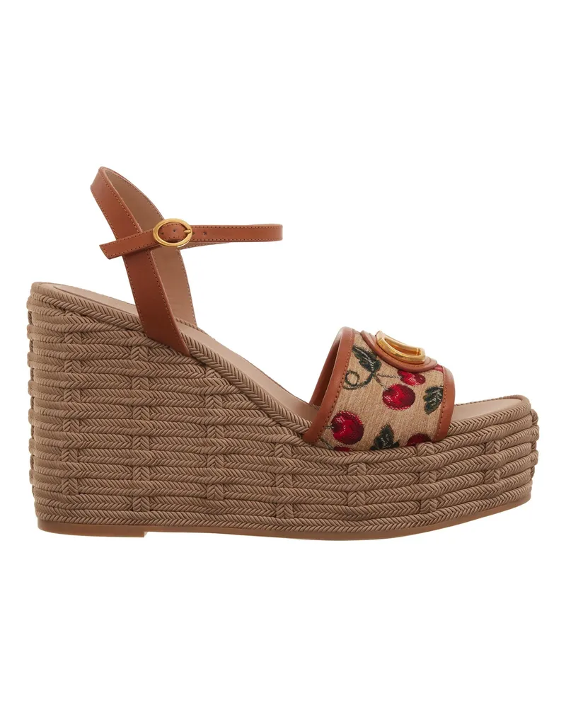 Valentino Garavani Espadrilles Wedge Espadrillas braun Braun